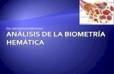Análisis de la biometría hemática