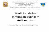 Medición de las inmunoglobulinas y anticuerpos
