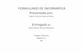 FORMULARIO (Informatica)