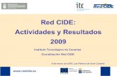 Presentacion resultados red cide 2009 vfinal