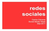 Redes sociales - Carlos Caceres
