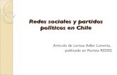 Redes Sociales Y Partidos PolíTicos En Chile