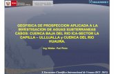 Geof­sica de prospecci³n aplicada a la investigaci³n de aguas subterrneas casos: cuenca baja del r­o Ica-sector La Capilla â€“ Ullujalla y cuenca del r­o Huaura