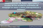 Determinación de flujos regionales y locales de los acuíferos orientales de Arequipa en base a datos hidroquímicos e isótopos