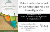 Prioridades Salud Sonora 2009