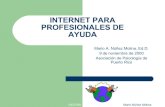INTERNET PARA PROFESIONALES DE AYUDA