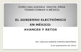 Dr. carlos fontes foro agenda digital méxico mesa gobierno electronico