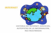 Internet, su historia y servicios
