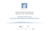 Presentación Buenas Prácticas: "Mujeres Emprendedoras/Empresarias" Centro Guadalinfo Almensilla (Sevilla)