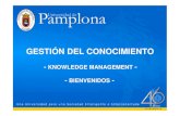 Gestión del Conocimiento - Universidad de Pamplona