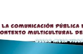 Comunicación pública multicultural del pais