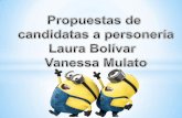 Propuestas Tarjeton 03 Laura Bolivar - Vanessa Mulato "Somos la fuerza del consac y estamos dejando huella"