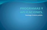 Programas y aplicaciones.