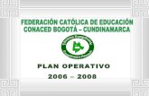 Plan operativo 2006 2008