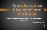 Creación de un blog mediante blogger