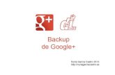 Backup google+