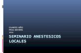 Seminario anestesicos locales  2013