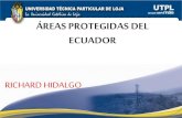 Áreas protegidas del Ecuador