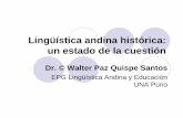 Lingüística andina histórica