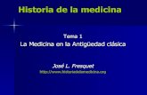 Historia de la medicina. Tema 1