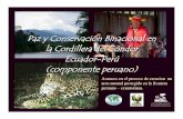 Avances en el proceso de creación del área natural protegida en la frontera peruano - ecuatoriana