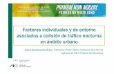 Factores individuales y de entorno asociados a colisión de tráfico nocturna en ámbito urbano.