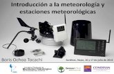 Introducción a la meteorología y estaciones meteorológicas
