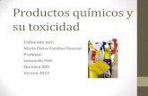 Productos químicos y su toxicidad