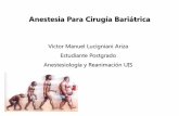 Anestesia Cirugía Bariátrica