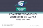Competitividad del municipio de la paz