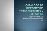 Catálogo de dispositivos transductores y sensores