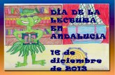 Día de la lectura en Andalucía. 16 dic 2012
