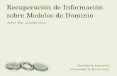 Recuperación de Información sobre Modelos de Dominio - Presentación JAIIO