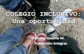 Colegio inclusivo una oportunidad