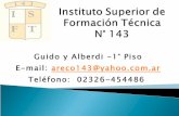 Institucional ISFT N° 143