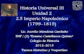 Enp huiii unidad 2, 2.5 imperio napoleónico