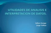 Utilidades de analisis e interpretacion de datos