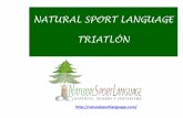 Natural Sport Language TRIATLÓN (SB)