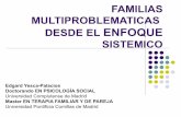 Familias multiproblematicas enfoque sistemico ponencia auditorio amando lopez   fac psicología uca