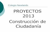 Proyectos 2013  presentación ppt