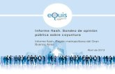 Informe Equis Sondeo de opinión pública sobre coyuntura