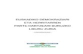 Euskadiko Demokraziari eta Herritarren parte-Hartzeari Buruzko Liburu Zuria. Eranskinak