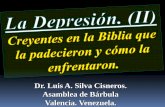 DEPRESION (II). CREYENTES EN LA BIBLIA QUE LA PADECIERON Y COMO LA ENFRENTARON