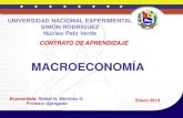 Macroeconomía.  31 01-2013