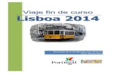 Cuadernillo viaje de fin de curso - Lisboa - Curso 2013-14