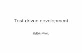 Introducción al Test-Driven Development (TDD) por Eric Mignot