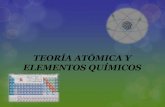 Teoría Atómica, Tabla Periódica y Enlaces Químicos