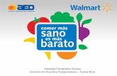 Presentación de Yolanda Fernández - Walmart Centroamerica