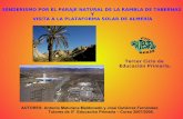 Propuesta educativa: salida escolar Paraje Natural Tabernas y a Plataforma Solar de Almería