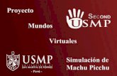 Machu Picchu en Second Life Proyecto 3D Inmersivo para la USMP